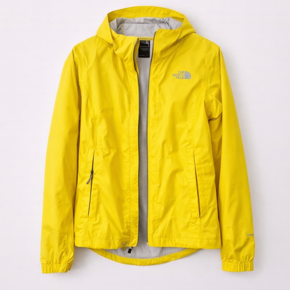 The North Face Yellow Hooded and Lined Jacket